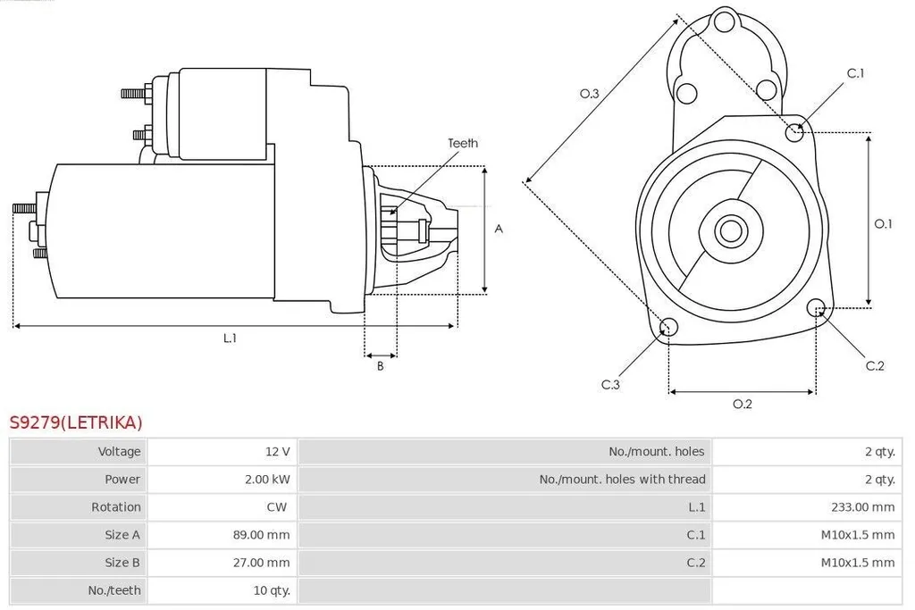 Moteur 2.3 Robuste pour 4640 E et 5240 - Cylindrée 1.2 à 2.3 Litres - 9
