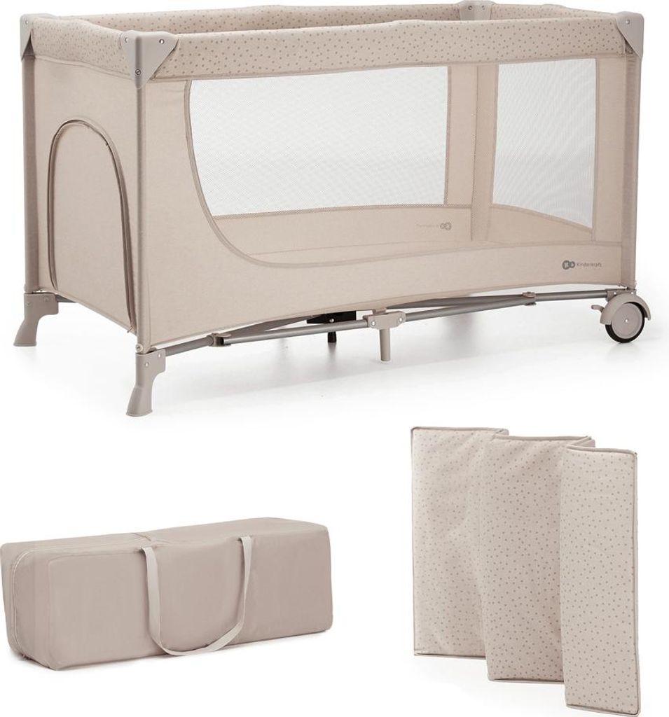 Kinderkraft JOY 2-en-1 Lit de voyage - Pliable en 5 Image du produit 