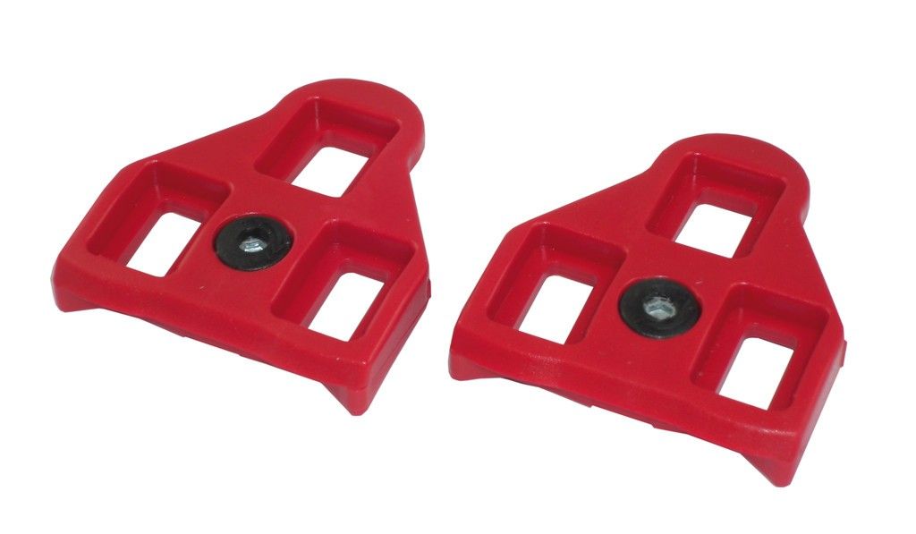 XPEDO XRC5 9° Look Ersatzcleats Look-System 9°, Look Delta kompatibel, rot (1 Paar)