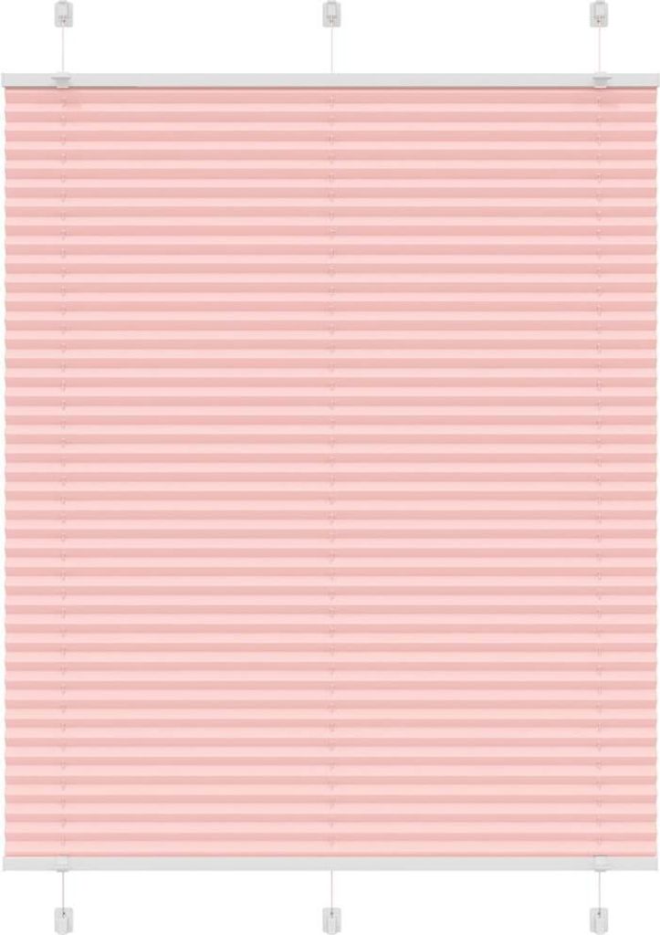 "2026 Promotion" Plissee - Senkrechtmarkise - Rosa 110x150 cm Stoffbreite 109,4 cm Polyester - Rollos CC24729