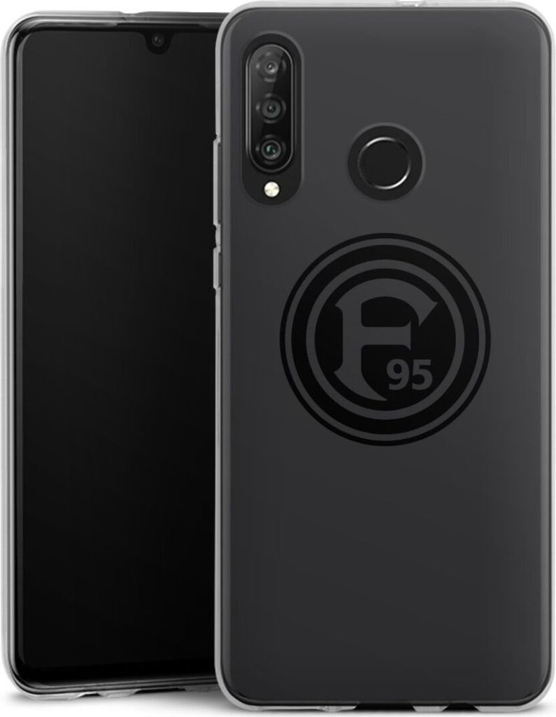 DeinDesign Handyhülle für Huawei P30 Lite Silikon Hülle Case Smartphone Schutzhülle F95 Fortuna Düsseldorf Logo