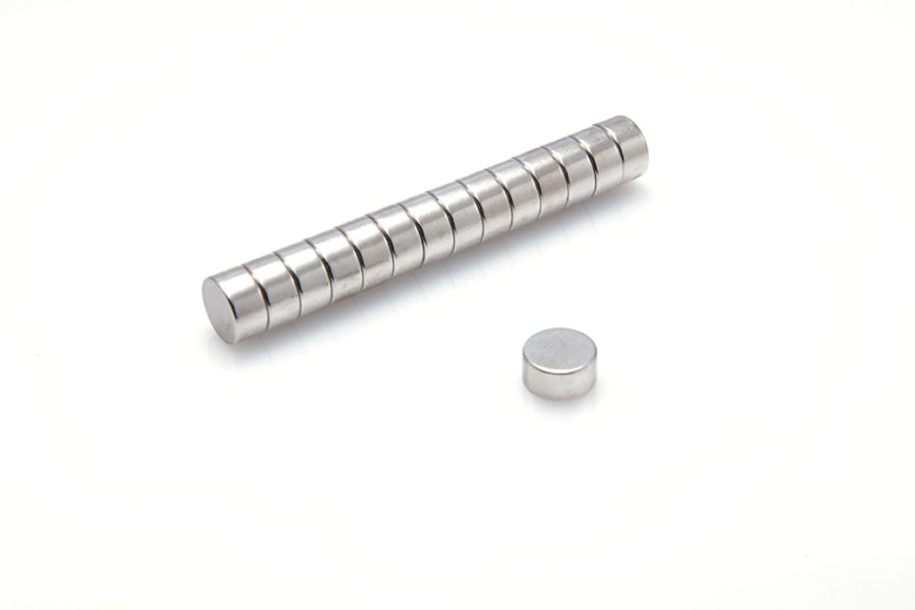 Neodym Magnete 8 x 4 mm 10 Stück mm N38, Extrem stark, Magnettafeln, Kühlschränke, Whiteboards, DIY