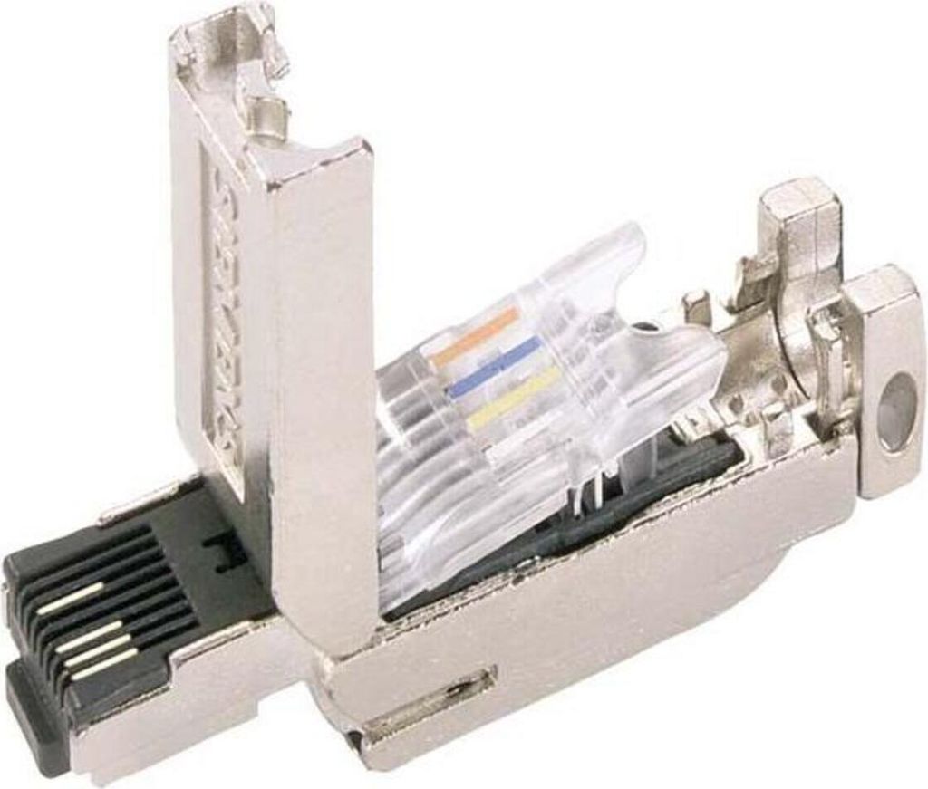Siemens Datensteckverbinder RJ45 180° Kabelausgang Cat.5 IP20 (6GK1901-1BB10-2AA0)