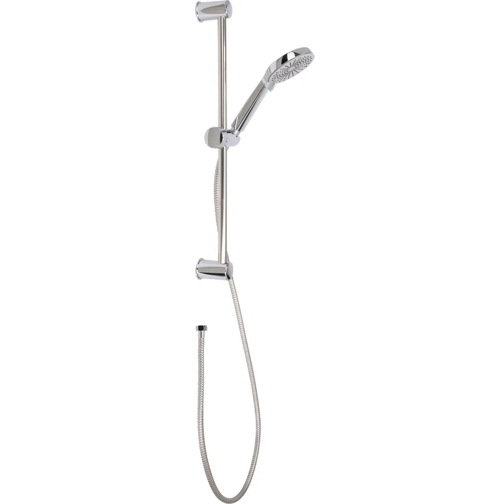 Kit douchette anticalcaire 3 jets avec flexible et support pour basse pression - 2