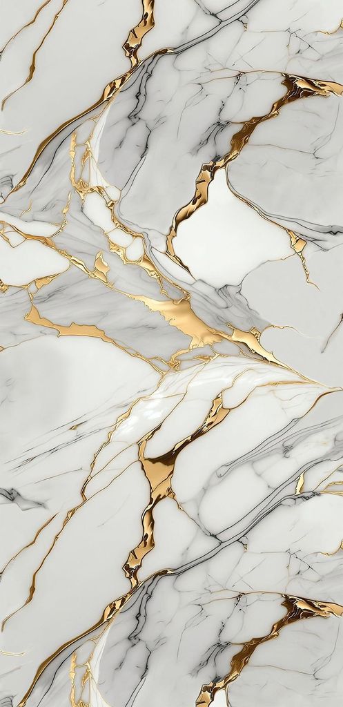 PVC Wandpaneel Duschrückwand Aurora-Gold in Marmor-Optik Produktbild 