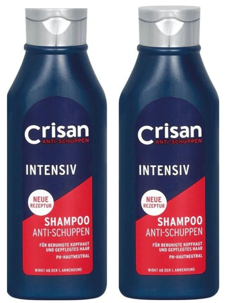 2 x 250 ml Crisan Shampoo Anti Schuppen Intensiv Produktbild 