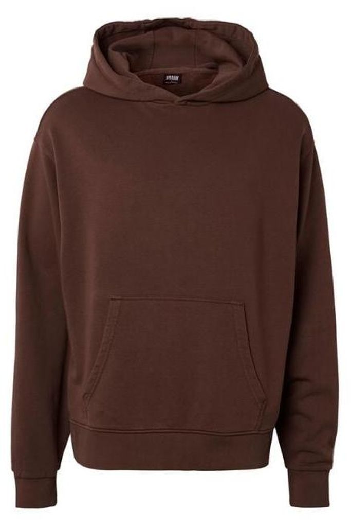 Urban Classics Kapuzenpullover Herren Heavy Washed Boxy Hoodie braun M