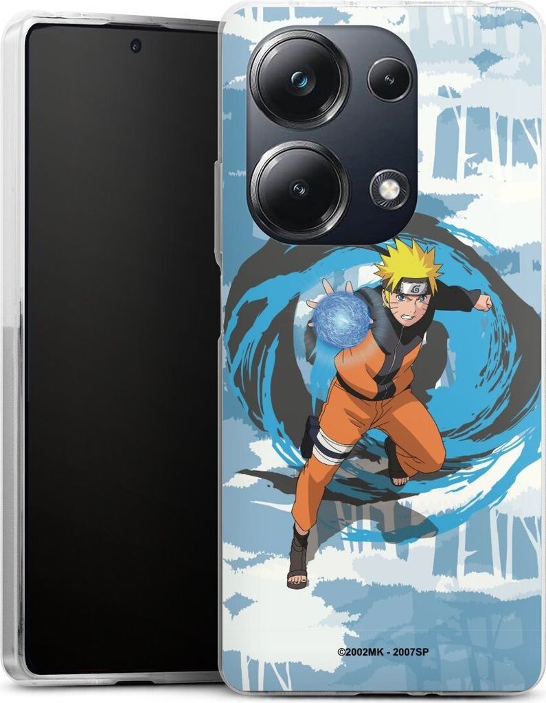 DeinDesign Handyhülle für Xiaomi Poco M6 Pro Silikon Hülle Case Smartphone Schutzhülle Manga Naruto Shippuden Offizielles Lizenzprodukt