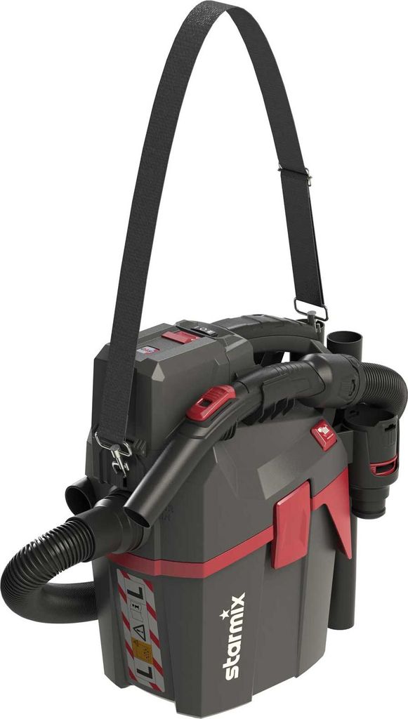 Starmix Akkusauger Smart L 18 V tragbarer Akku Sauger / Nass- Trockensauger
