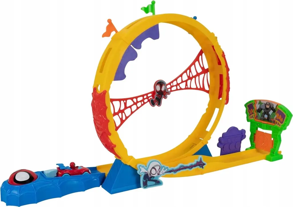 Super Loop Track Set Spidey avec véhicule die-cast haute résistance - 5