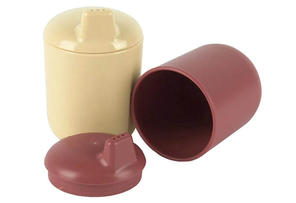 Tiny Organic Sippy Cup Set 2 - Bicchieri Sostenibili Danesi per Bambini