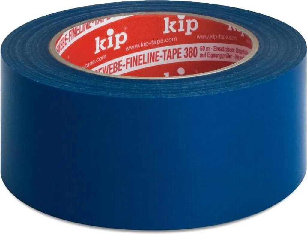 Évitez les bavures de peinture avec KIP 380 FineLine bleu 50mm - 30 rouleaux