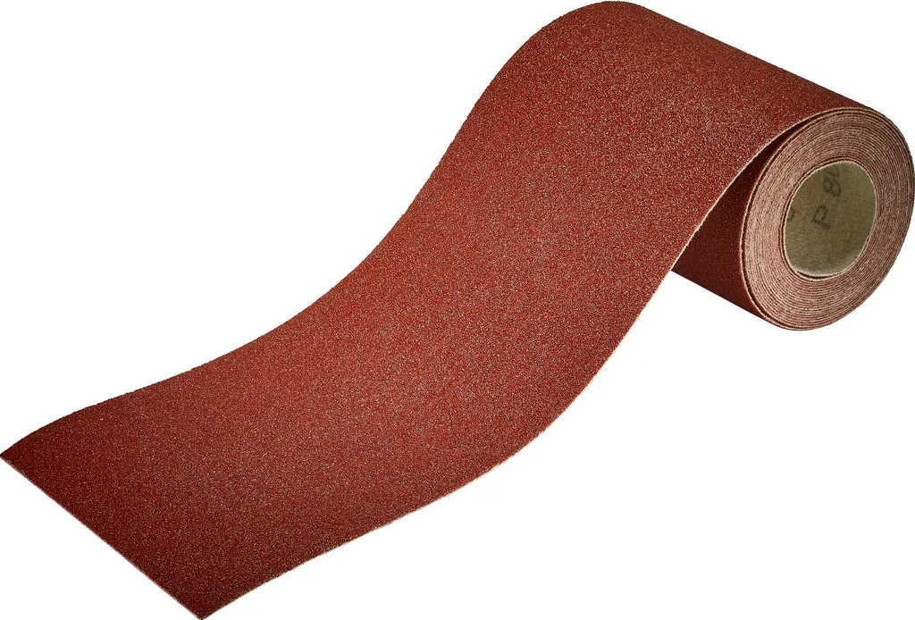 Wolfcraft 1742000 Rotolo Carta Abrasiva Velcrata 115mm P180