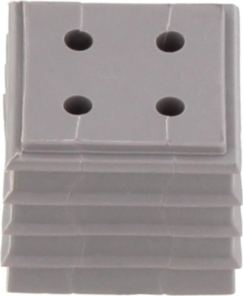 CONTA-CLIP Kabeltülle 4-fach Dichtelement KDS-DE klein Klemmbereich 2,0mm - 3,0mm Temperaturbereich -40°C bis 90°C