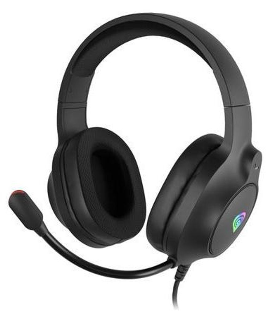 Genesis Neon 213 Kopfhörer mit Mikrofon, RGB-Beleuchtung, schwarz