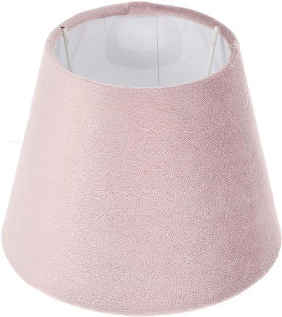 Abat-jour rose peluche en lin : remplacez votre vieux luminaire terni