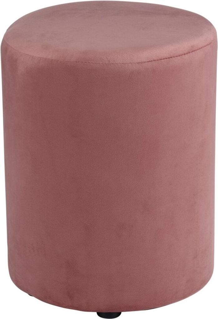 Arti Casa Pouf Round Velvet – Samt Hocker 28 x 36 cm – Fußhocker oder Sessel Schlafzimmer – Möbel für Schminktisch – Kompakter Stuhl Kle...