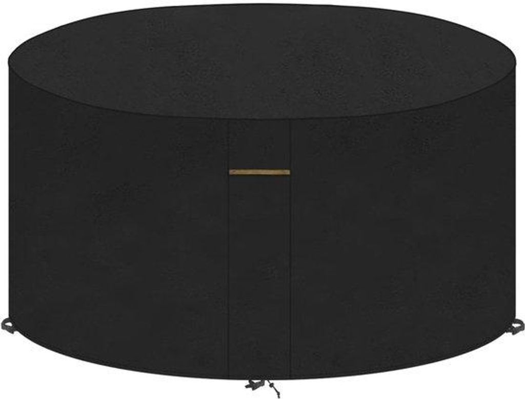 Ibenzoa Schutzhülle für Gartenmöbel, rund 130 x 71 cm – 420D Oxford mit dicker PolyurethanBeschichtung, wasserdicht, UV-beständig & reißfe...
