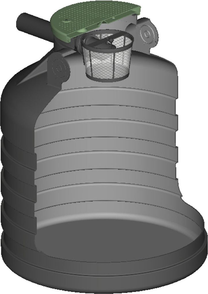 Regenwasser Mini-Zisterne 1000 Liter AQUA-PICO für den Garten