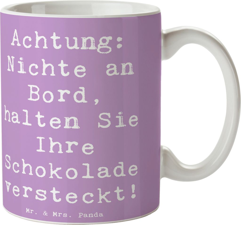 Mr. & Mrs. Panda Trinkbecher Spruch Nichte Schokolade - Produktbild 