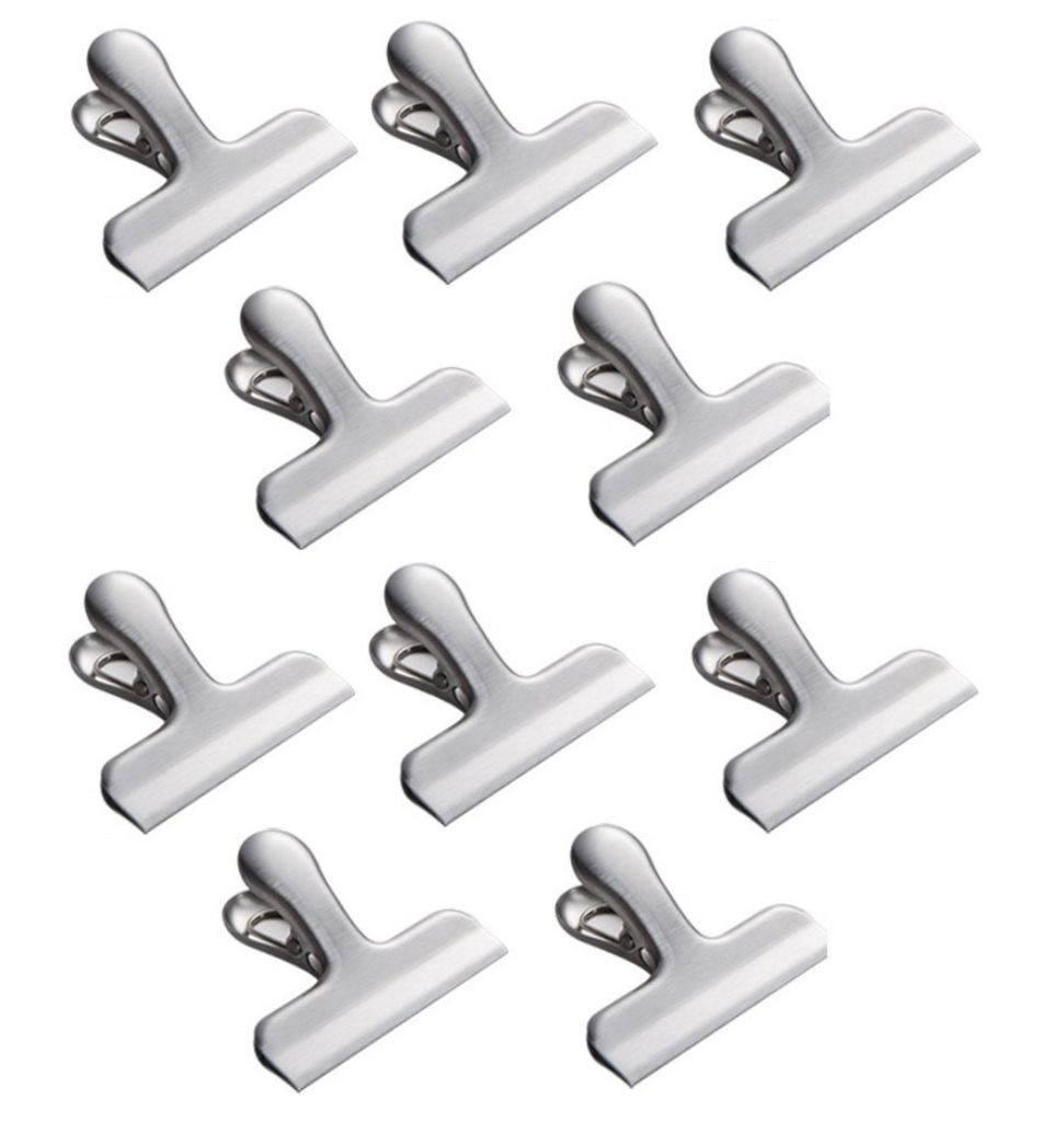 10 Stück Reißverschluss Clip aus Metall, Universal
