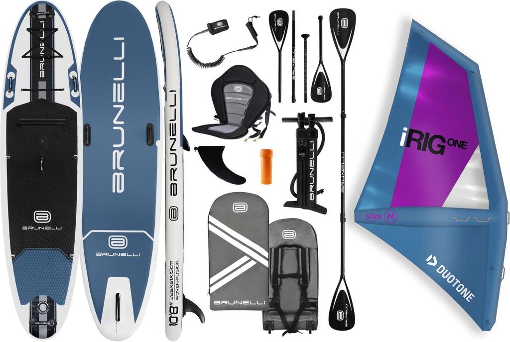 BRUNELLI 10.8 Windsurf Tessuto doppio strato iSUP Board Immagine del prodotto 