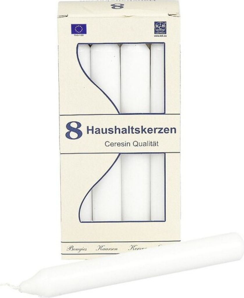 Tafelkerzen weiß 8er 4009207201032 Produktbild 