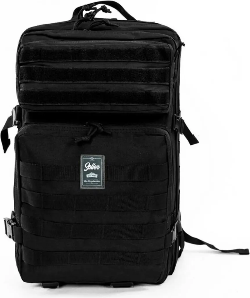 Zaino Solier Harden SV21 - L'Eccellenza del Design Nero Contemporaneo