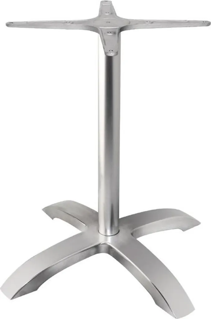 Pied de table stable Bolero aluminium 68 cm - Fini les tables bancales