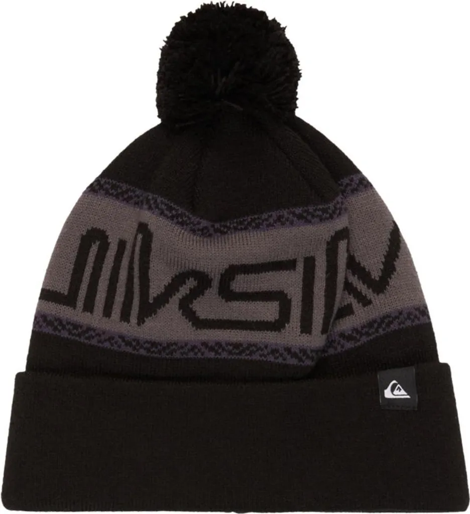Bonnet anti-froid Quiksilver Summit True Black qui ne gratte pas