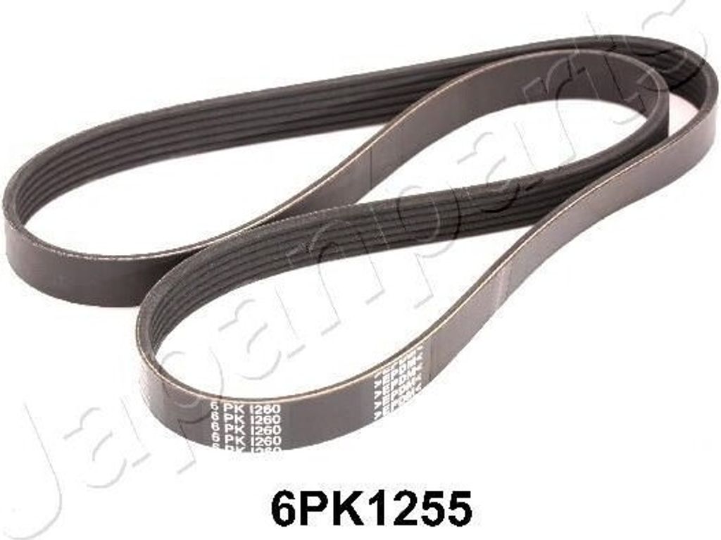 JAPANPARTS DV-6PK1255 - OE 252122B020 Keilrippenriemen für i30 (FD), Tucson (TL), CeeD (ED), Pro CeeD (ED), Rio III (UB)