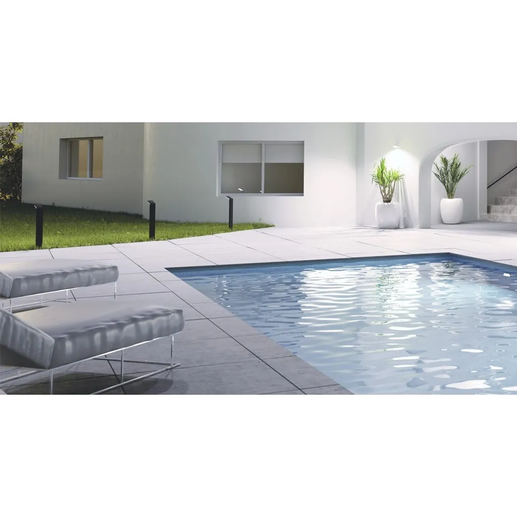 Borne LED IP54 9W Blanc avec CCT réglable 2200K-3000K Hauteur 60cm