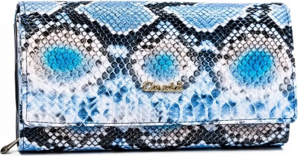 Wallet 4U Cavaldi PX28DNHBL Snakeskin | Accessorio Glamour per Lei