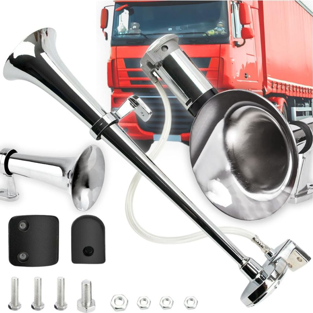 Lautes pneumatisches Horn mit Kompressor Fanfare Signal Trompete LKW 150db