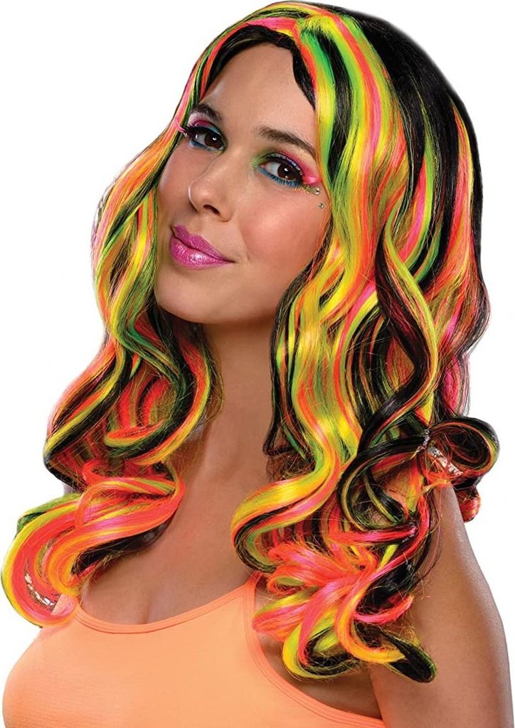 Mottoland Faschingskostüm Multi Streaks Wig, Größe STD, Produktbild 