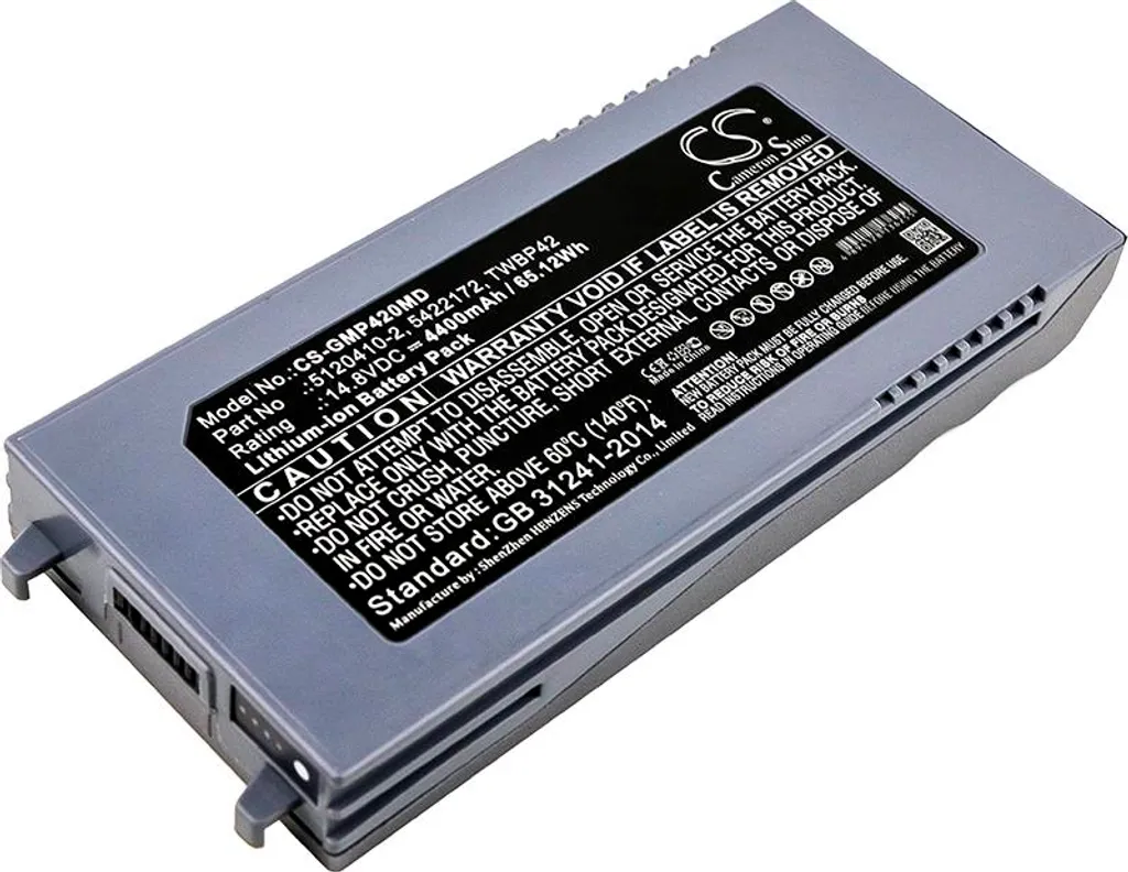 Batterie Techtek compatible GE Logiq E Vivid E Echographe Portable 11V