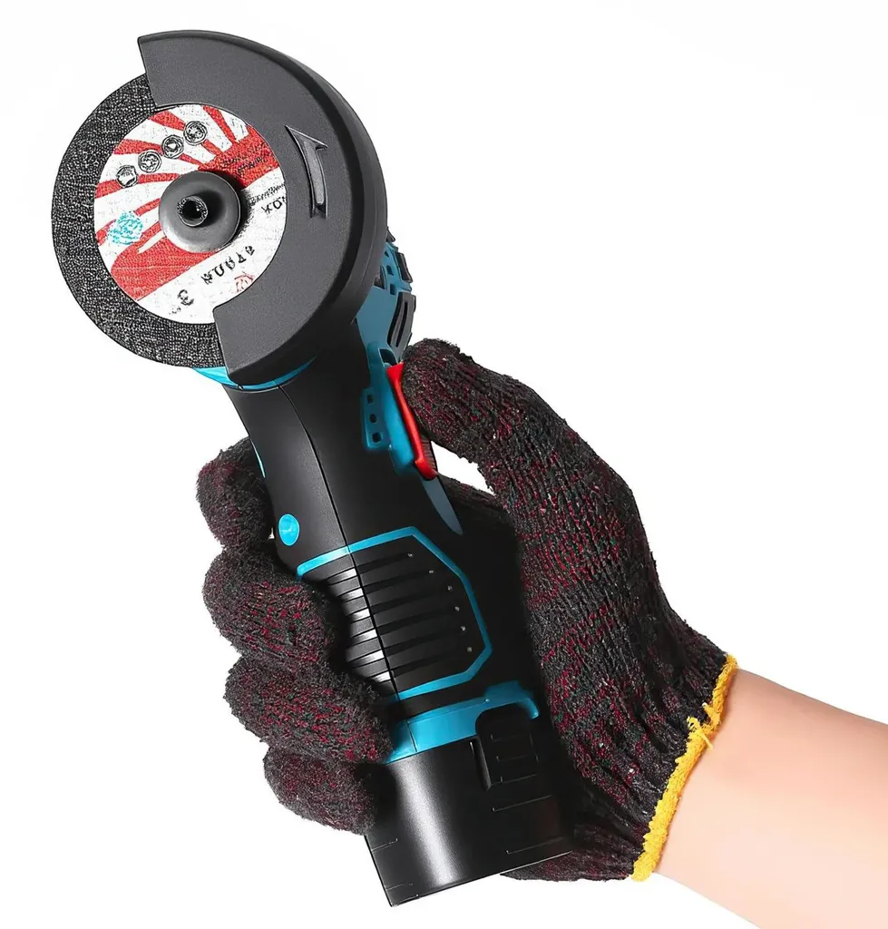 Mini meuleuse d'angle sans fil 12V 19500 tr/min avec batterie Li-Ion - 7