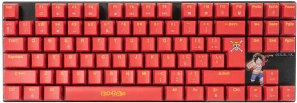 Clavier à lame One Piece Luffy idéal pour Setup Gaming et Streaming