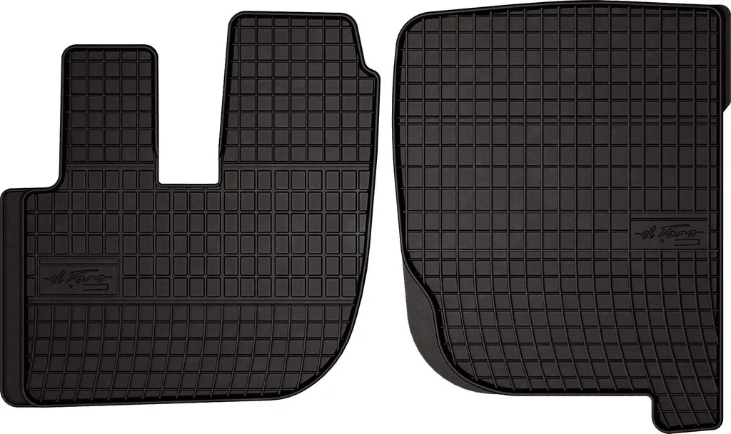 Tappetini Gomma DAF LF dal 2002: Set 2 Pezzi Misura Camion con Fissaggi