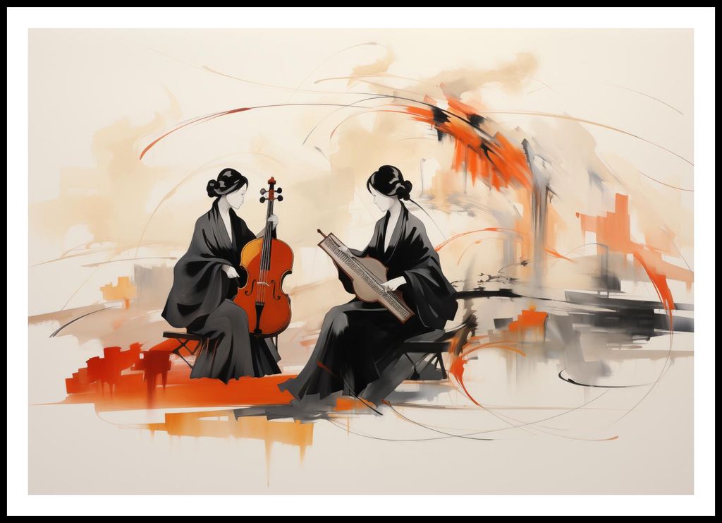 Plakat 100x70cm Harmonie der Stille