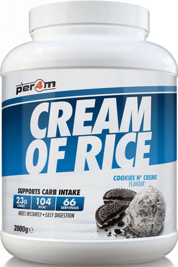 Per4m Cream of Rice (2000g) Cookies N Creme - Funktionelle Produktbild 
