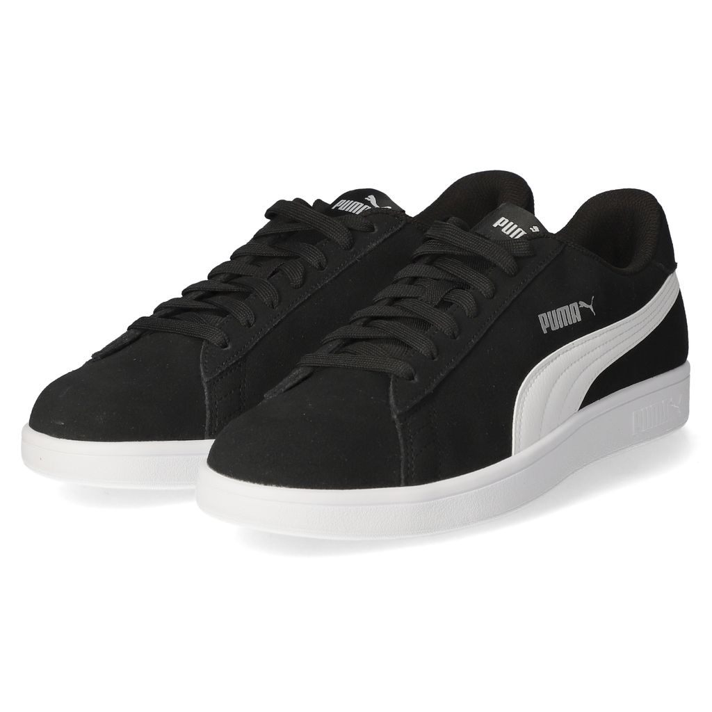 Puma Low Sneaker SMASH V2 Sport Rauleder Schwarz Größe: Produktbild 