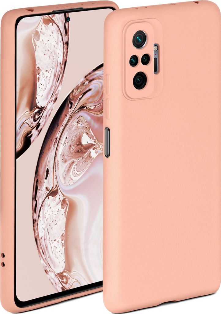 Soft-Case für Xiaomi Redmi Note 10 Pro, Farbe:Sand Rosé