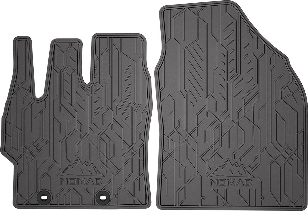 Fußmatten Gummimatten für Toyota Yaris IV 2020-2025 1.Reihe Gummi Schwarz 2 tlg