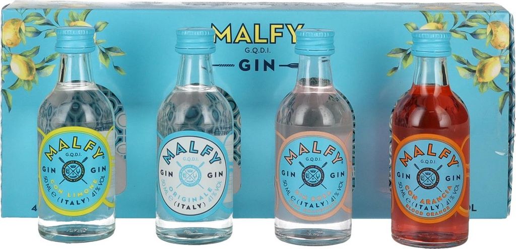 Malfy Gin Mini Set 41% Vol. 4x0,05l Image du produit 