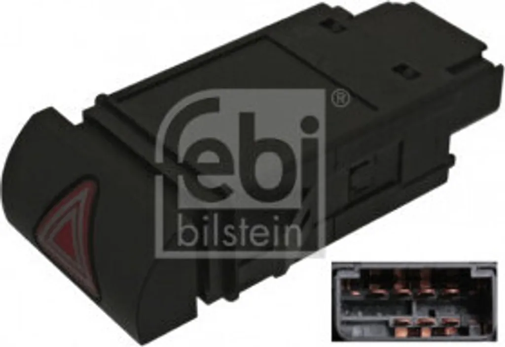Bouton de Warning pour VW Polo 9N et Seat Ibiza - Febi Bilstein 100405