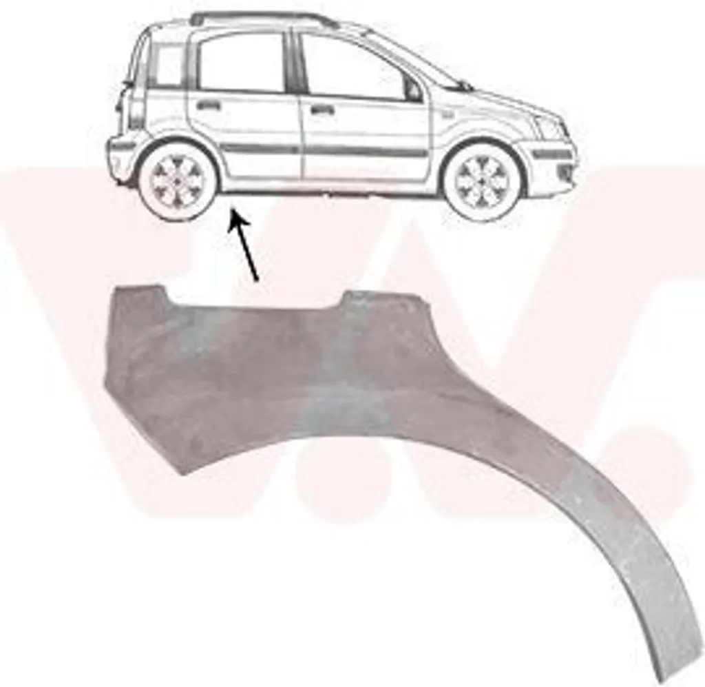 Tôle Anti-Rouille pour FIAT PANDA 169 - Réparer Paroi Latérale Abîmée
