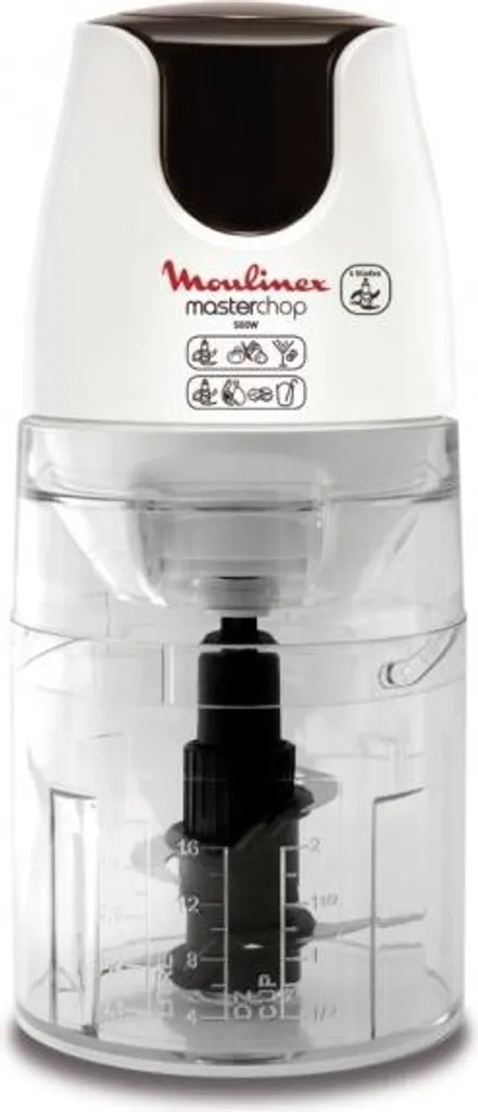 Hachoir Moulinex 500W Grande Vitesse - Mixeur 0.5L avec Lames Inox