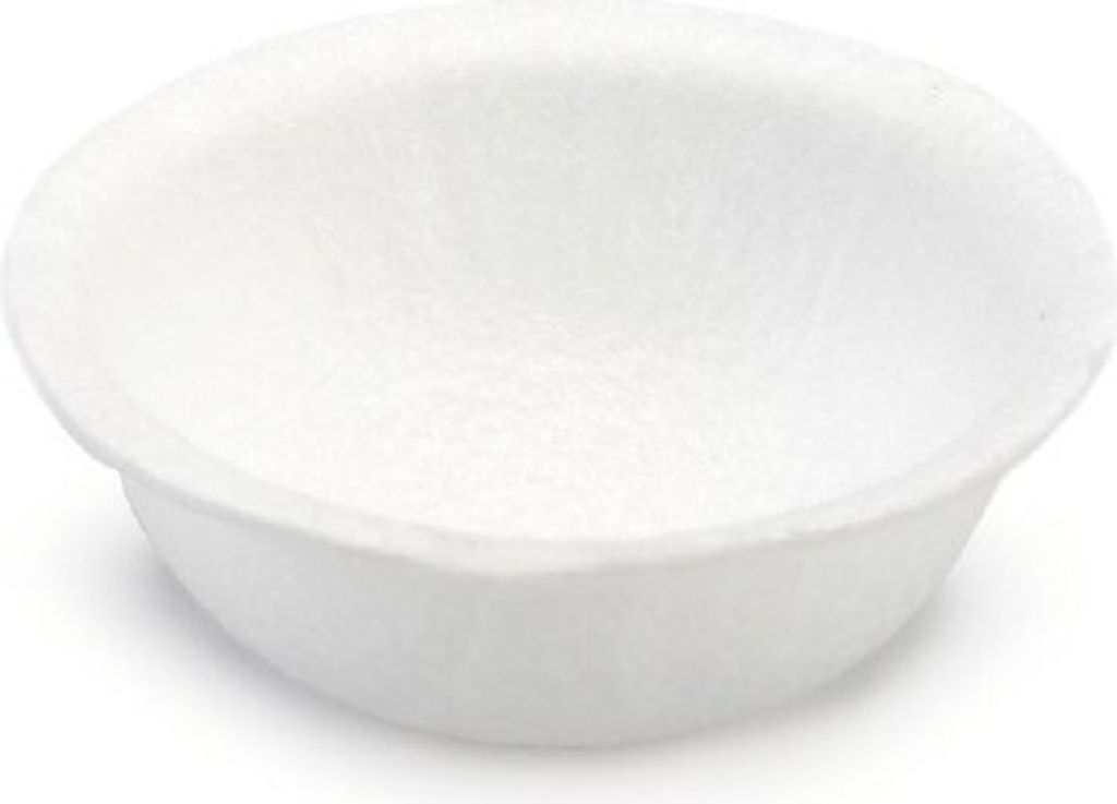 Nesteinlagen - Vogelnest - Filz - weiß - 11 cm