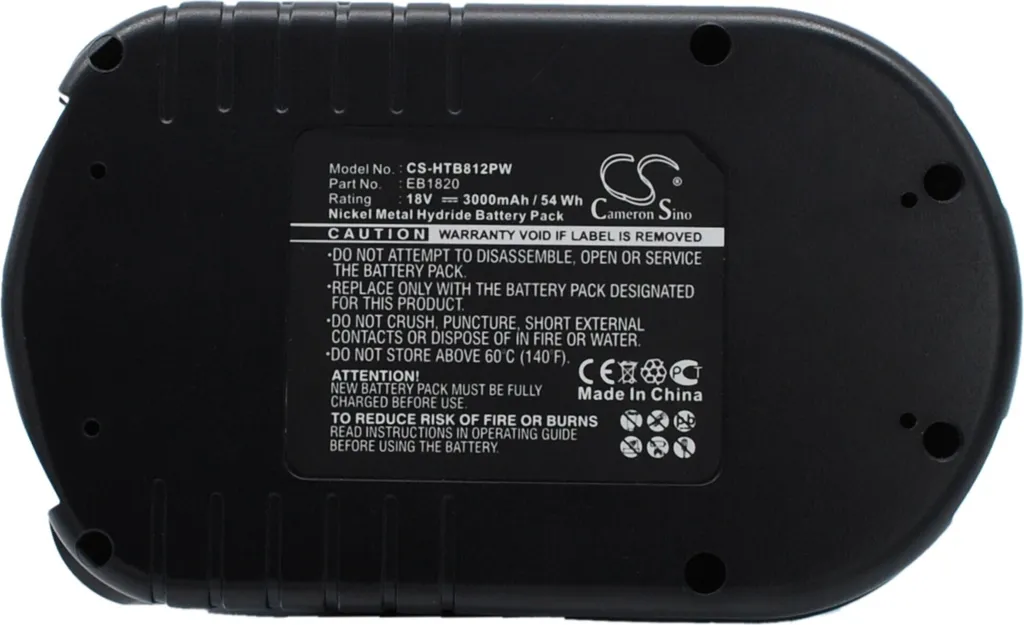 TECHTEK Batteria compatibile con [Hitachi] C 18DL, C 18DLX, C 18DMR, C 6DC, C 6DD, CJ 18DL, CJ 18DLX, CR 18DL, CR 18DLX, CR 18DMR, CR 18DV, CR18DL, D
